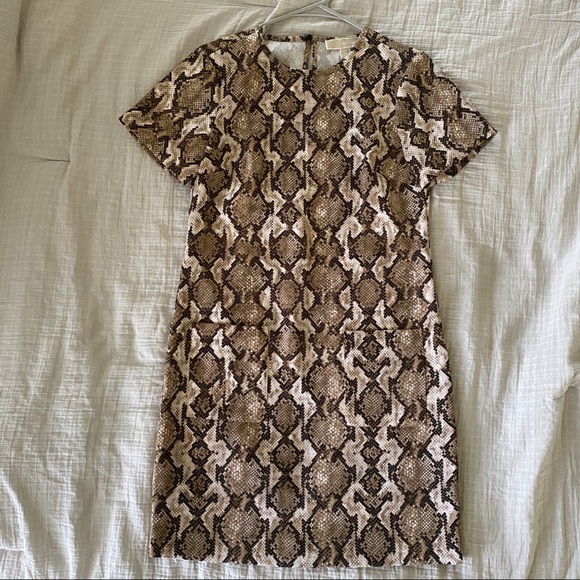 Michael Kors Snake Print Dress - Picture 1 of 6